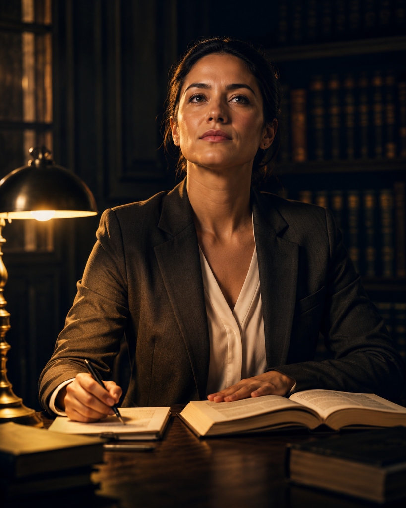 Estudante confiante